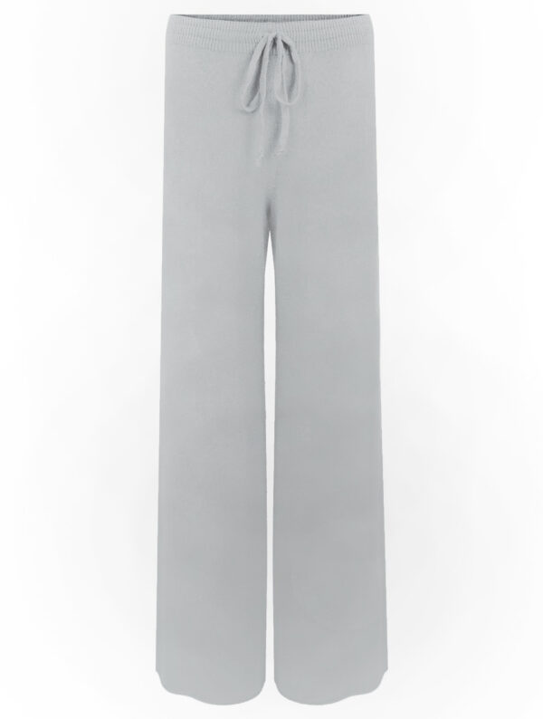 Colette Supersoft Knit Trousers (Silver)