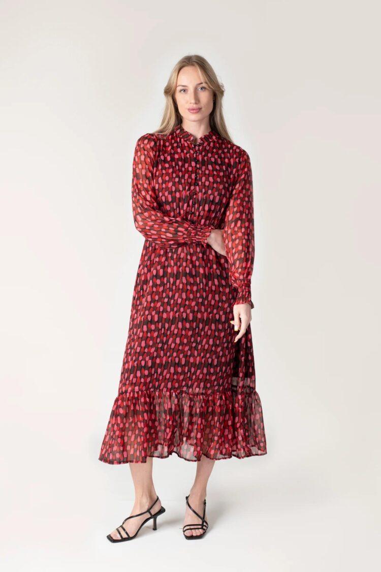 Jessica Graaf - Printed chiffon dress