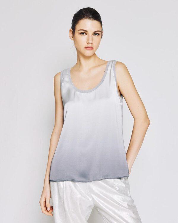 Access - Satin top with ribbed details - Image 4