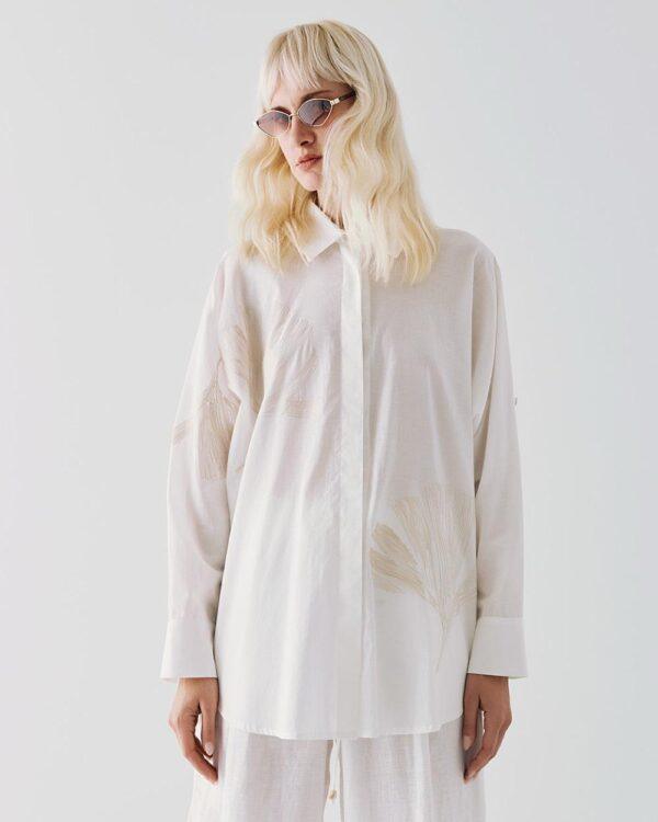Access - Shirt with embroideries
