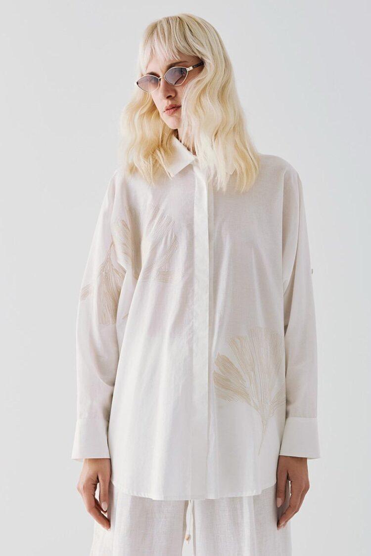 Access - Shirt with embroideries