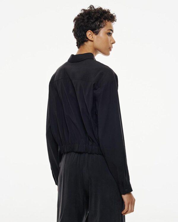 Access - Cropped shirt with elastic back - Image 4