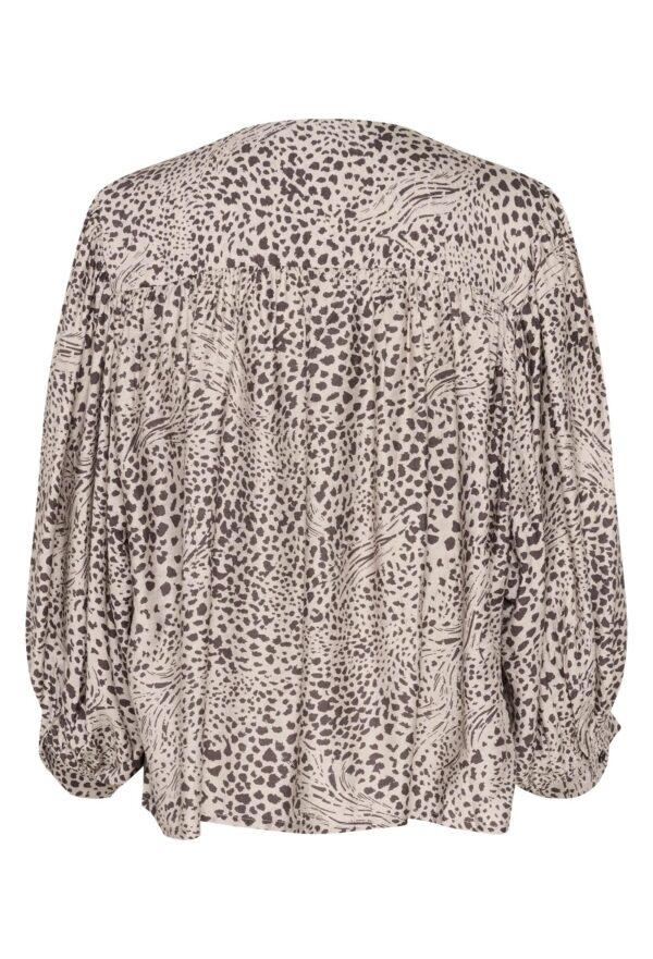 Kaffe - Kadebra abstract leopard print blouse - Image 3