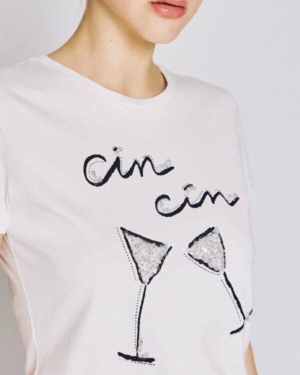 Access - T-shirt with "Cin Cin" design - Image 3