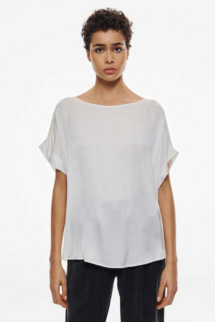 Access - Oversized satin blouse