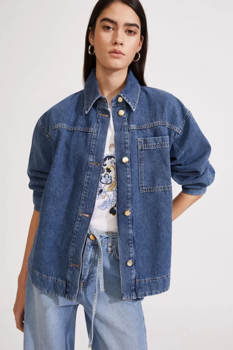 Emme Marella - Relaxed-fit denim shirt