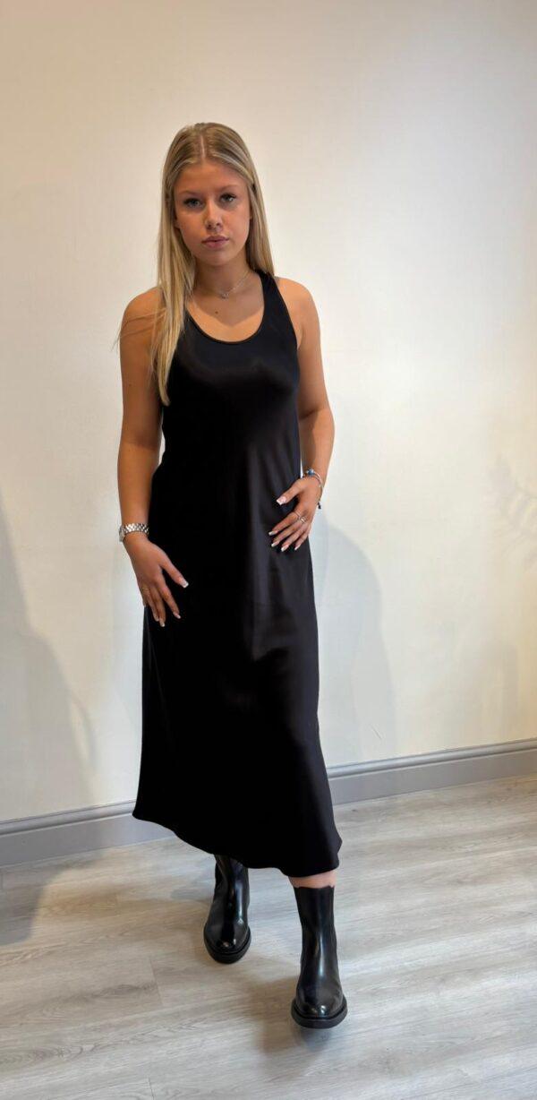 EMME - Satin sleeveless dress - Image 4
