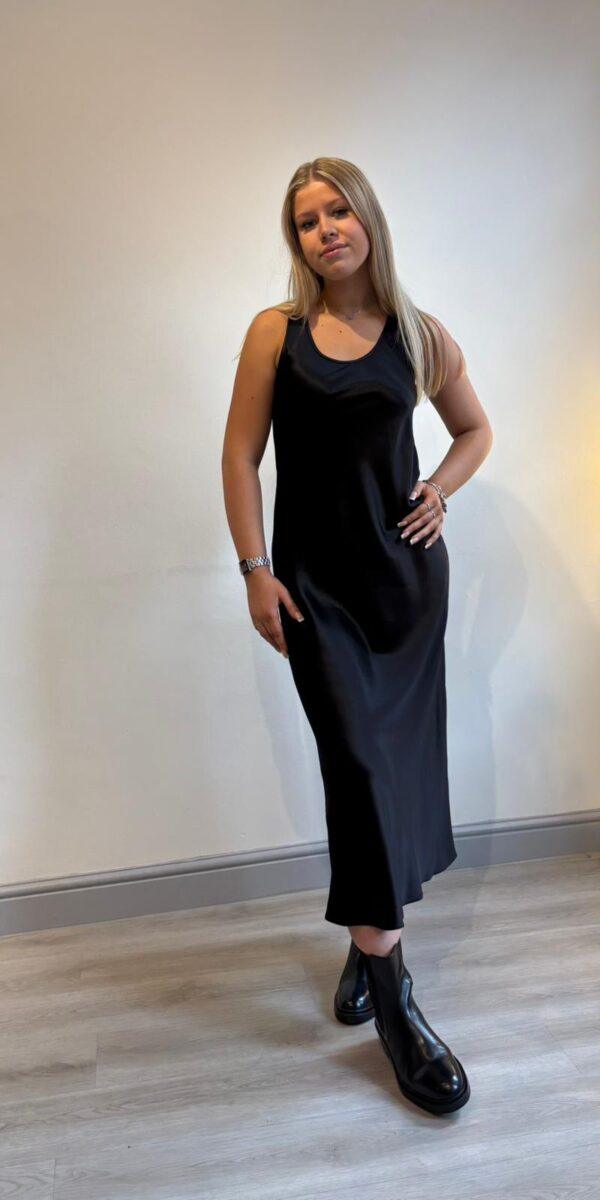 EMME - Satin sleeveless dress - Image 7