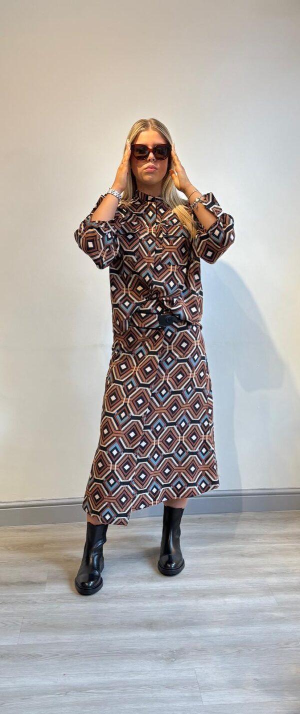 Skatie Brand - Geometric wrap skirt - Image 2