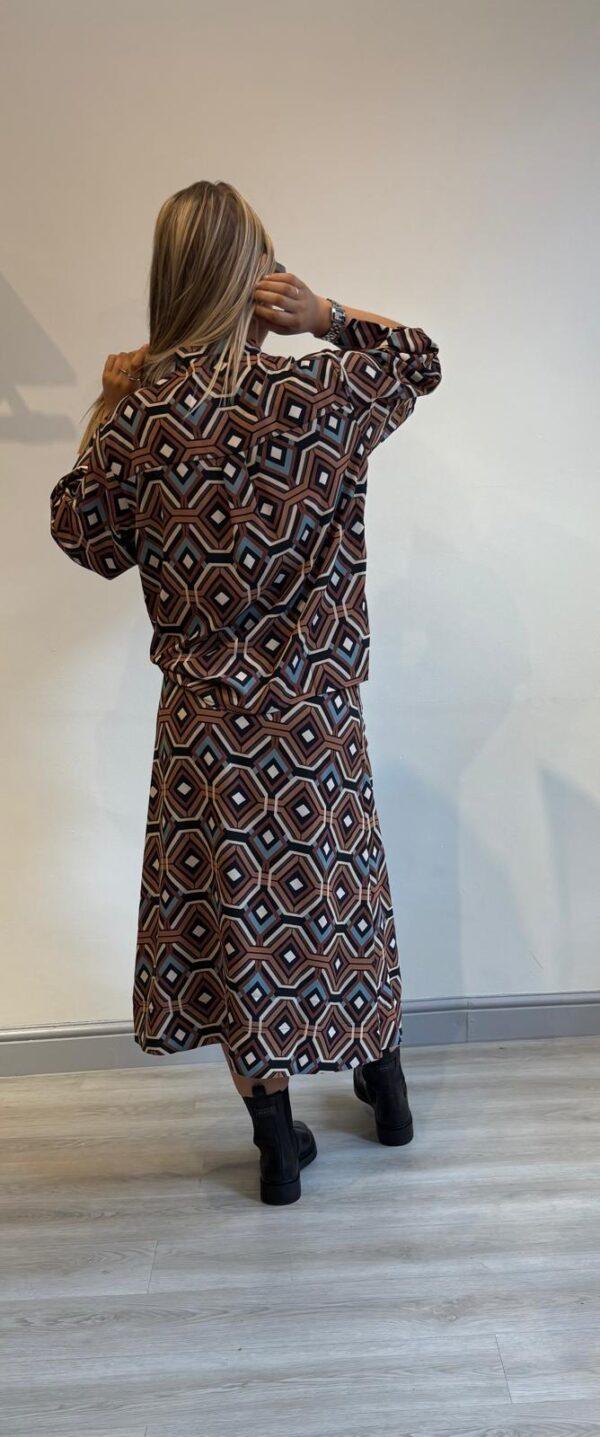 Skatie Brand - Geometric wrap skirt - Image 4