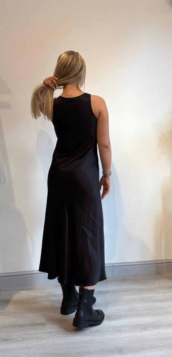 EMME - Satin sleeveless dress - Image 3