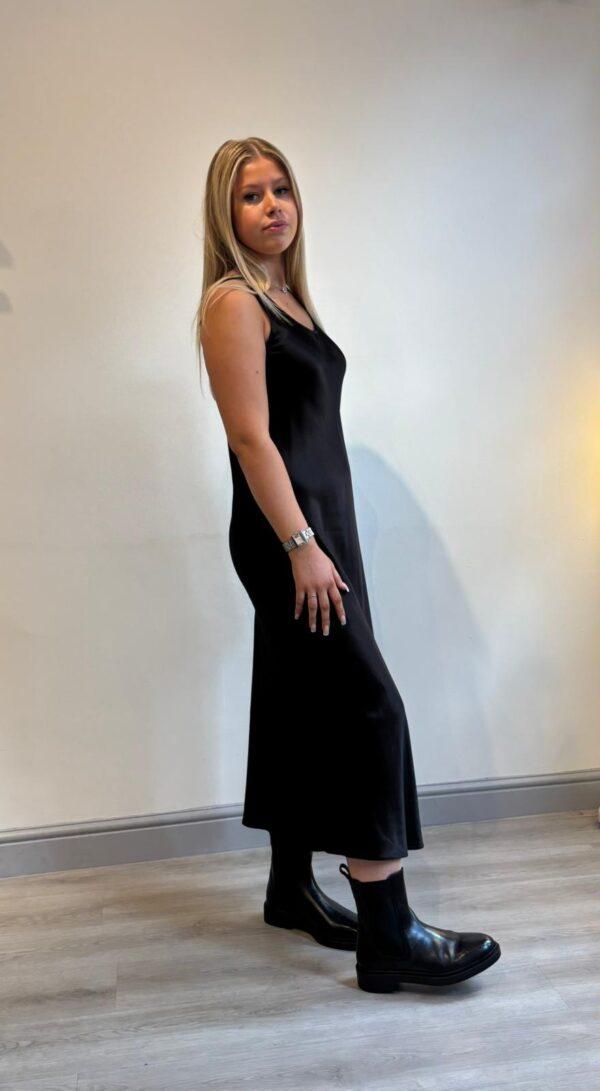 EMME - Satin sleeveless dress - Image 2