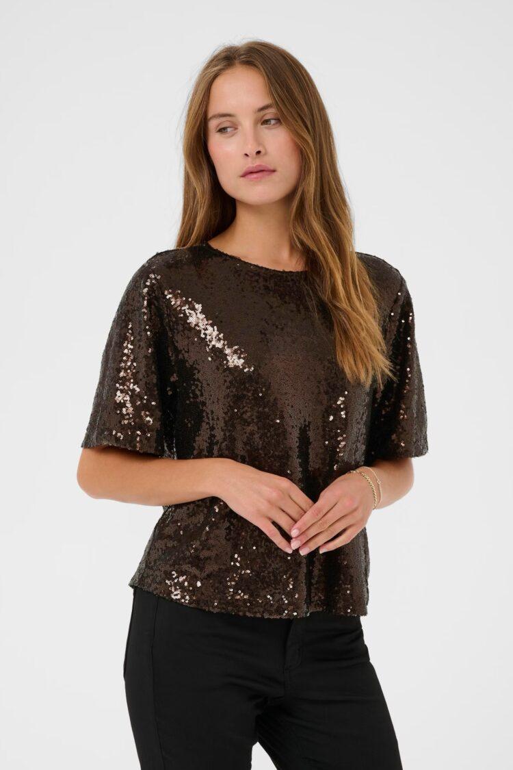 Kaffe - Kamiranda sequin blouse