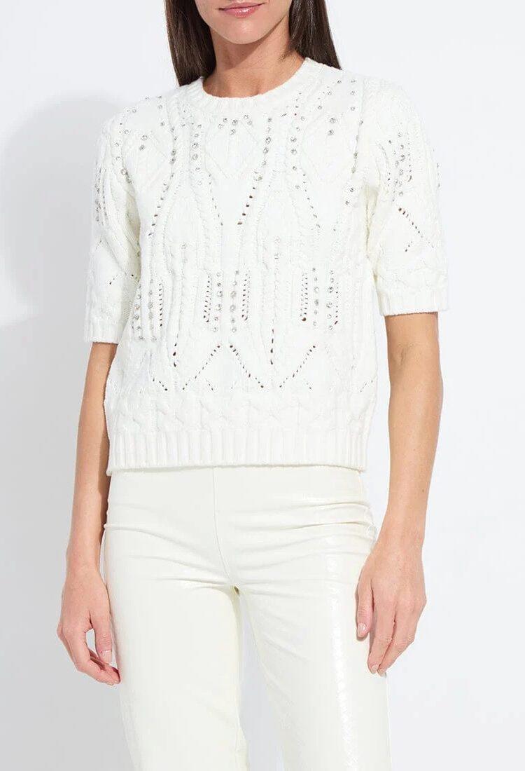Lysse New York - Hadley cozy short sleeve cable sweater