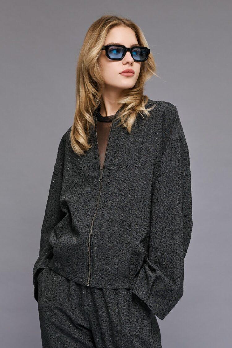 Access - Bomber jacket with rhinestones