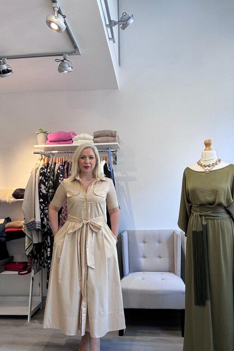 Access - 100% cotton shirt dress