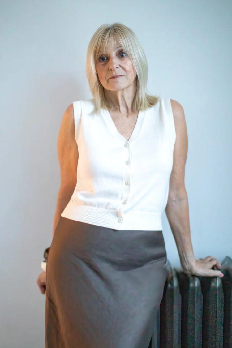 Chalk - T bar necklace silver