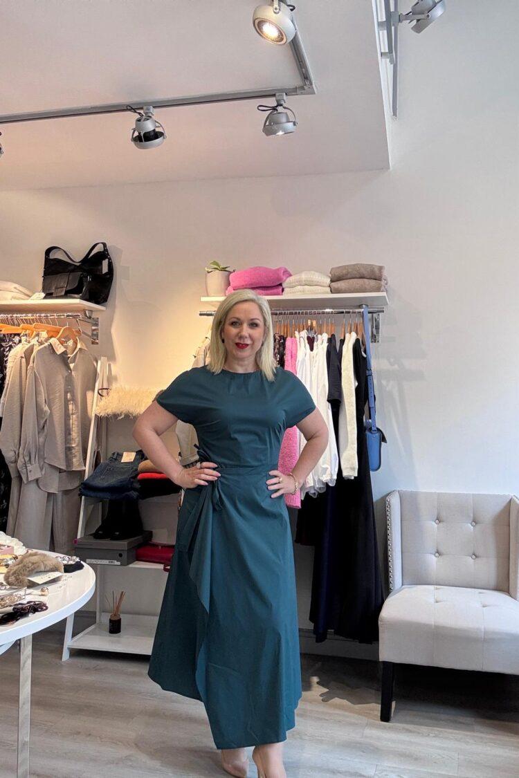 Liviana Conti - Thalia dress | eucalyptus