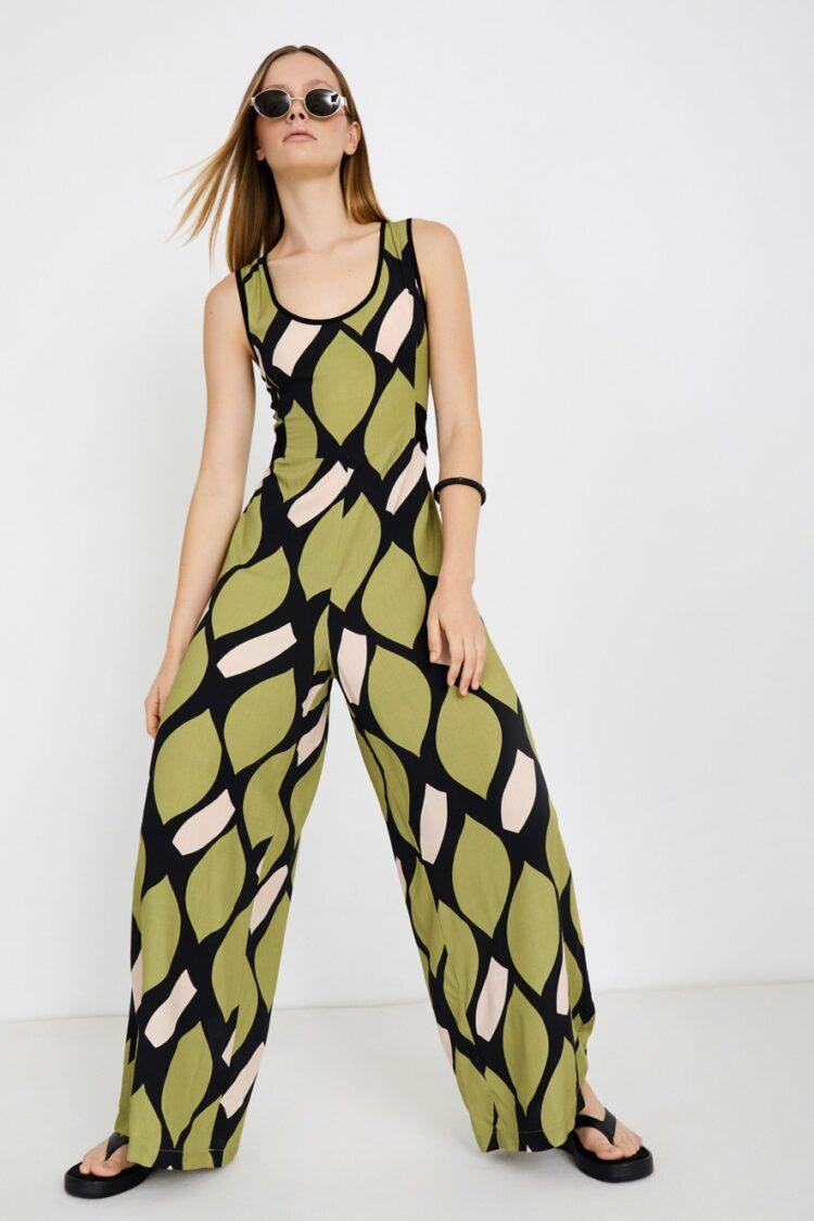 Skatie Brand - Printed scrappy jumpsuit