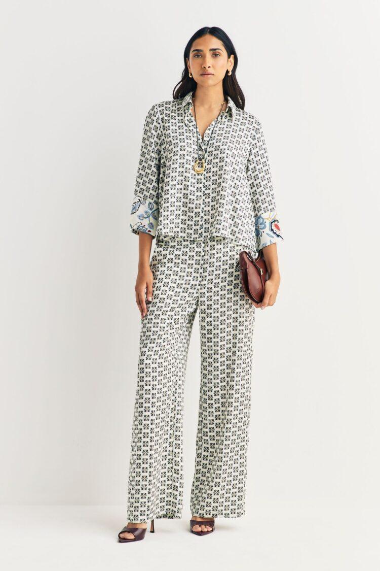 EMME - Baobab printed trousers