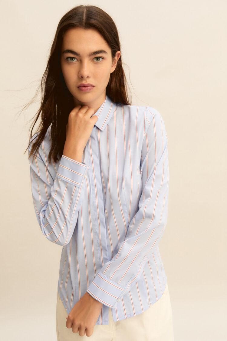 EMME - Fastoso poplin shirt | light blue