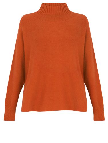 Jolie-Boxy-High-Neck-Knit-Burnt-Orange